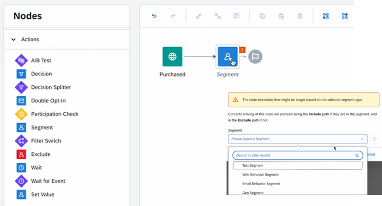 SAP Emarsys Segment Interactions Acorel