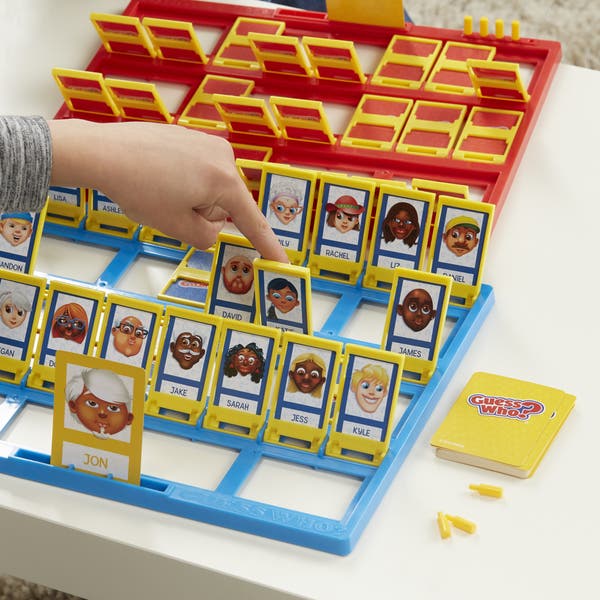 Facet filtering can be compared to a game of "Guess who"
